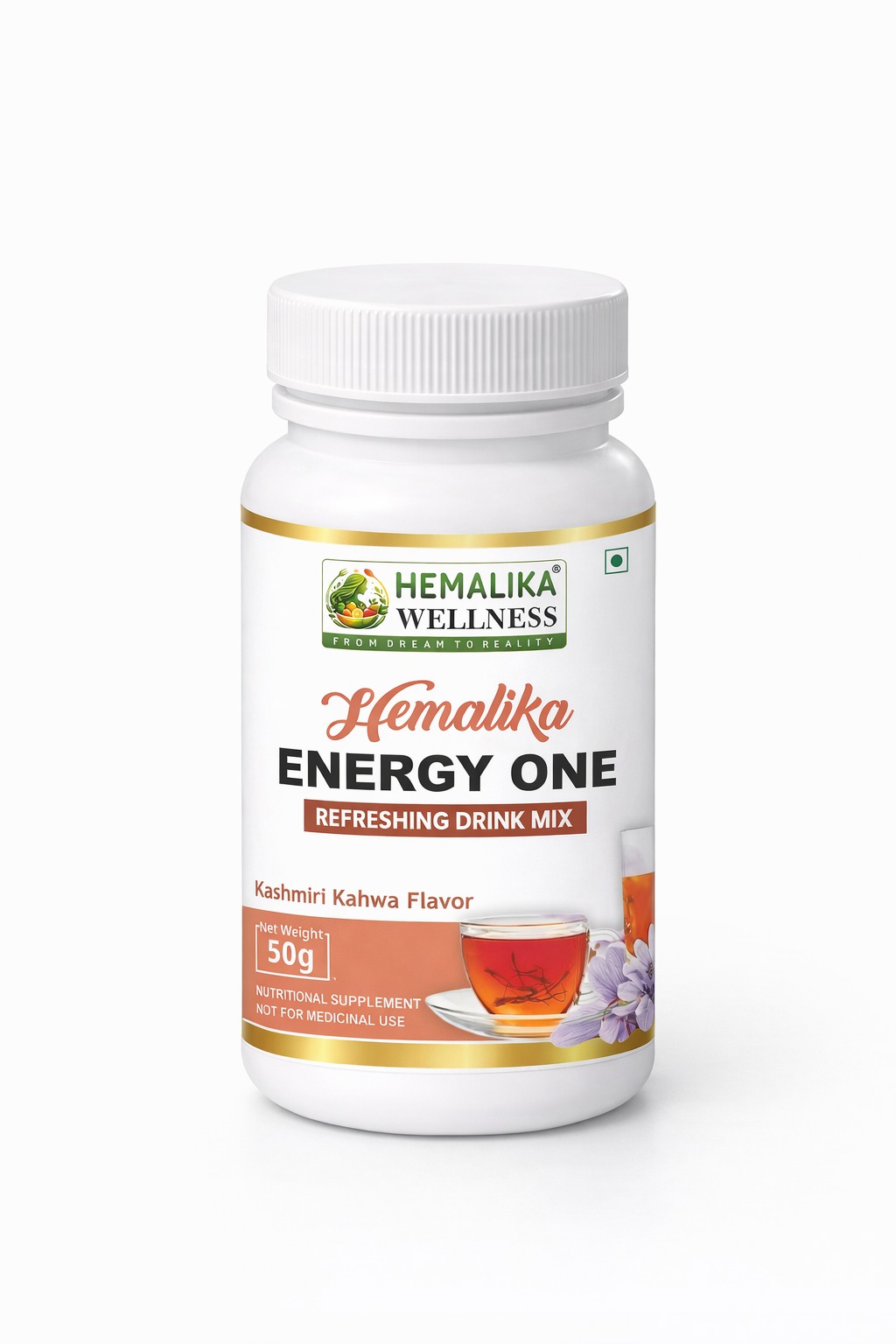 HEMALIKA ENERGY DRINK KASHMIRI KAHWA (50G)